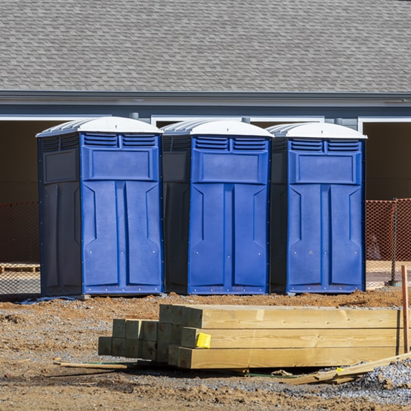 are there any restrictions on where i can place the portable toilets during my rental period in Powell